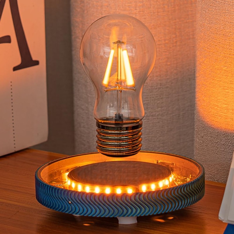 Office Tech Room - Lampa biurkowa LED bezprzewodowa, lewitująca, unosząca