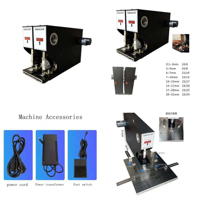 Electric Stapler Heavy - AP01 Elektryczna zszywaczka do książek z