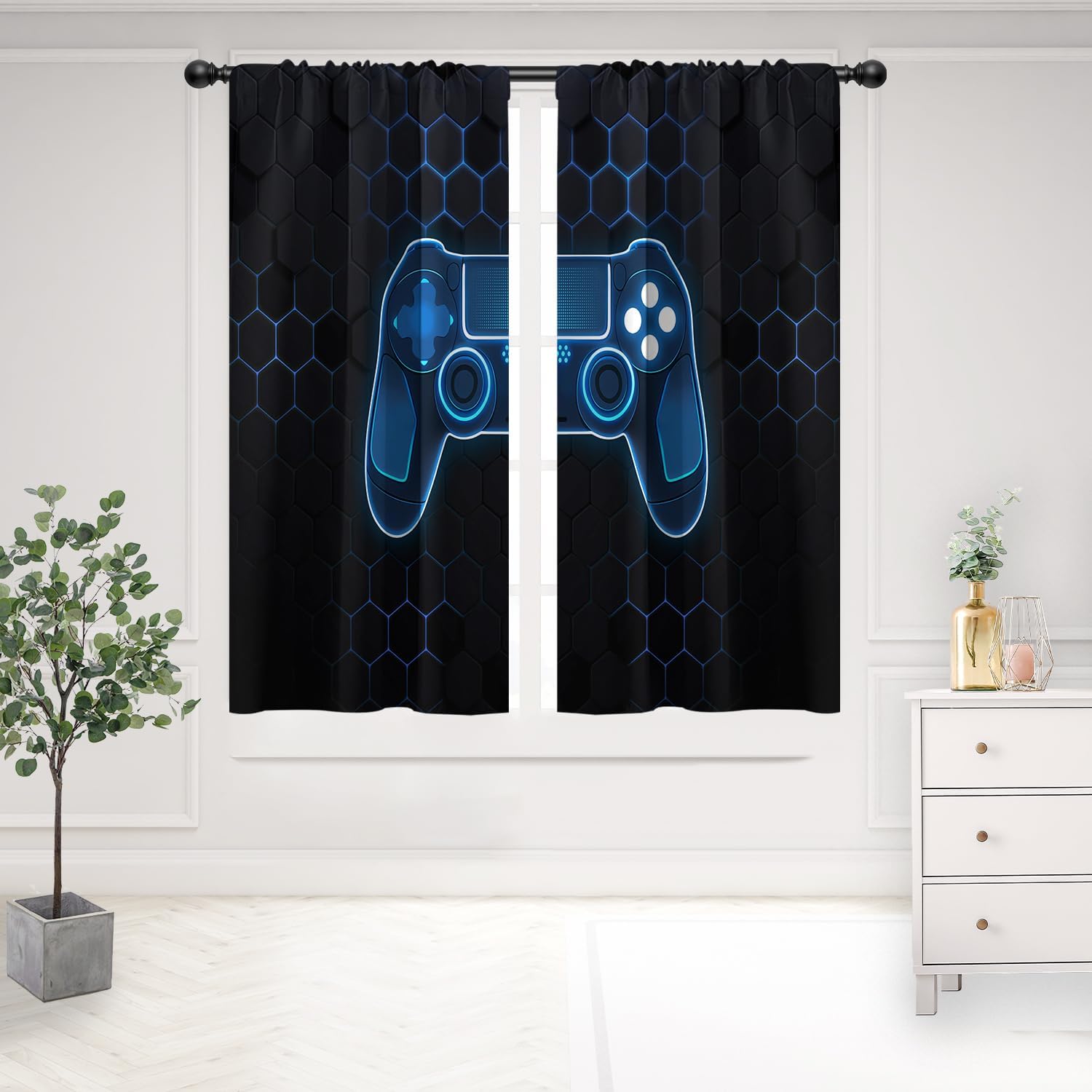 Luksusowe zasłony gamingowe z  – Office Tech Room recenzja i cena