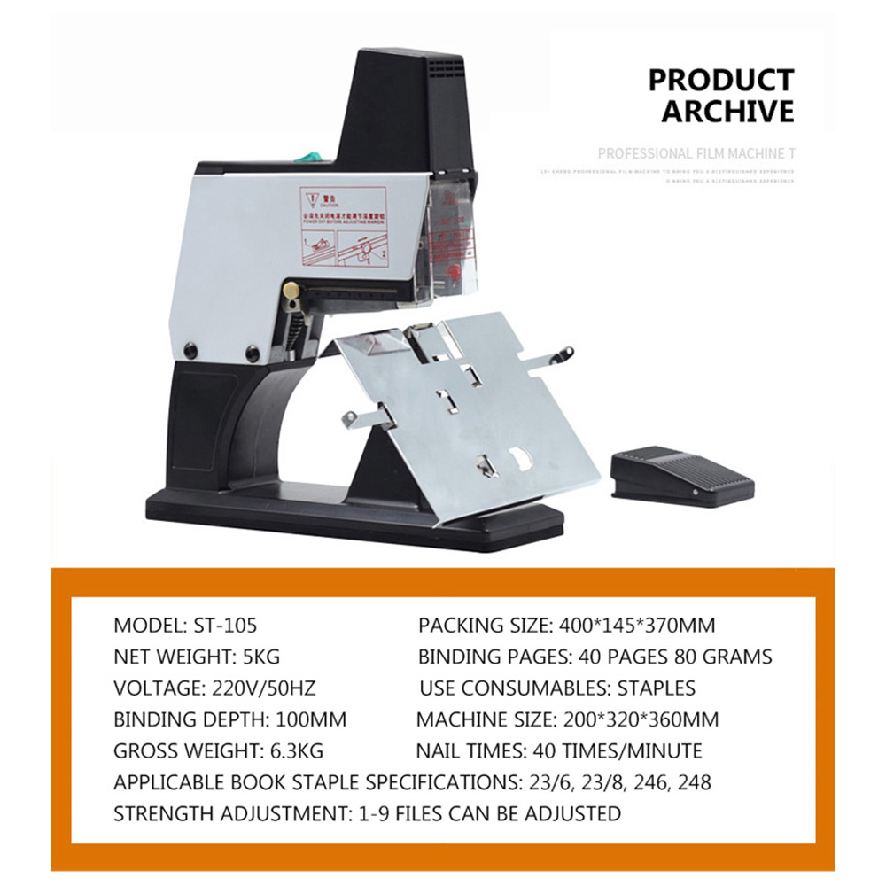 Elektryczna bindownica do teks – Electric Stapler Heavy recenzja i cena
